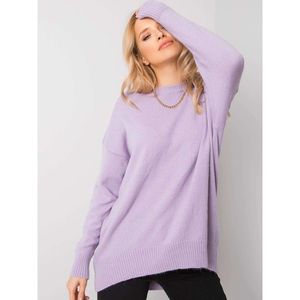 RUE PARIS Purple oversize sweater vyobraziť