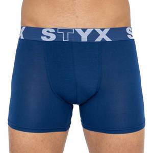 Men's boxers Styx long sports rubber dark blue (U968) vyobraziť