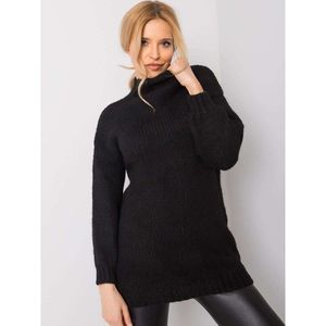 Black knitted dress vyobraziť