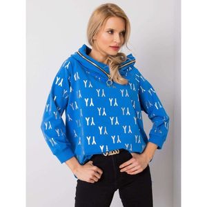 Women´s blue hoodie vyobraziť