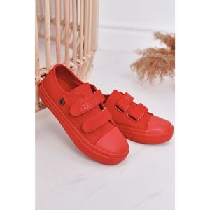 Children's Sneakers With Velcro Big Star FF374097 Red vyobraziť