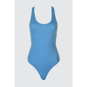 Trendyol Blue Swimmer Cut Out Detailed Swimsuit vyobraziť
