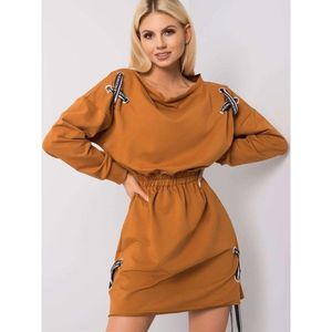 Light brown women´s cotton dress vyobraziť