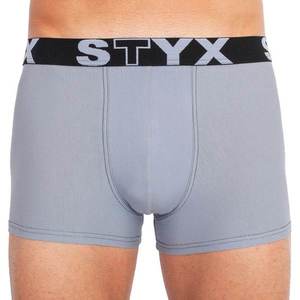 Men's boxers Styx sports rubber oversize light gray (R1067) vyobraziť