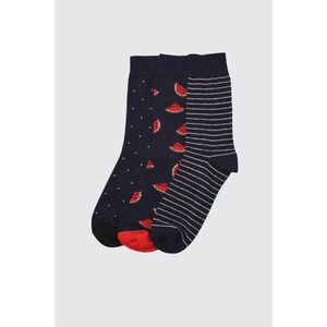 Trendyol Navy Men's 3 Socket Socks vyobraziť