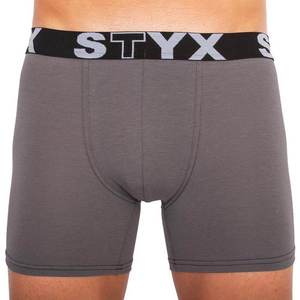 Men's boxers Styx long sports rubber dark gray (U1063) vyobraziť