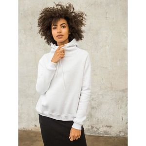 FOR FITNESS women´s white hooded sweatshirt vyobraziť