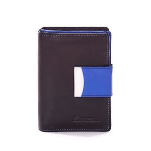 Black wallet with blue trim vyobraziť