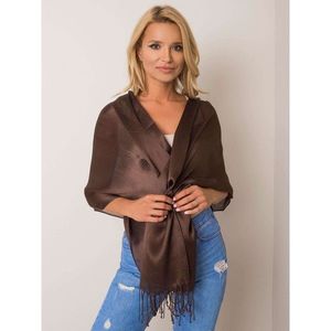 Dark brown smooth shawl vyobraziť