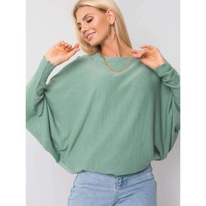 SUBLEVEL Light khaki oversize sweater vyobraziť
