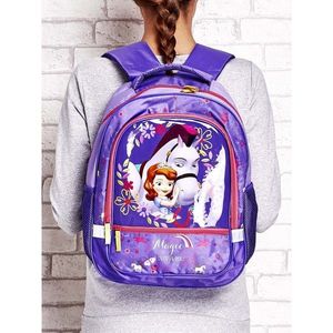 School backpack for girls, SOFIA THE FIRST theme vyobraziť