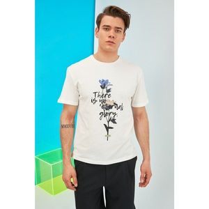 Trendyol White Male T-Shirt vyobraziť