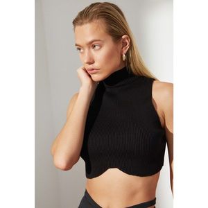 Trendyol Knitwear Blouse with Black Collar DetailING vyobraziť
