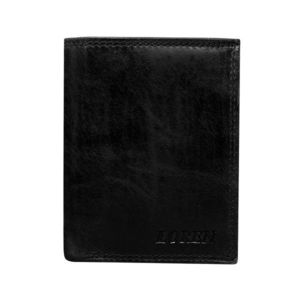 Black leather wallet for a man vyobraziť