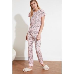 Trendyol Star Printed Knitted Pyjama Set vyobraziť