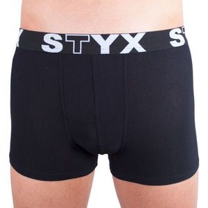 Men's boxers Styx sports rubber oversize black (R960) vyobraziť