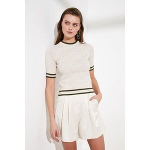Trendyol Stone Bike Collar Wick Knitwear Sweater vyobraziť