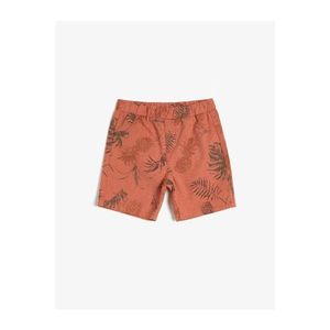 Koton Baby Boy Pink Linen Printed Shorts vyobraziť