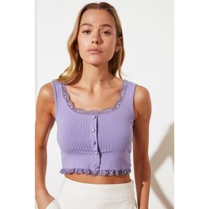Trendyol Lilac Camisole Knitted Blouse vyobraziť