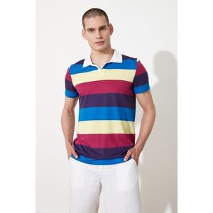 Trendyol Multi Color Men Regular Fit Polo Collar T-shirt vyobraziť