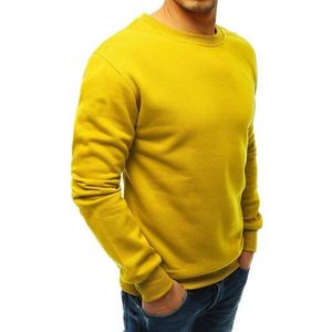 Men's smooth yellow sweatshirt BX4638 vyobraziť