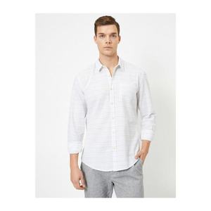 Koton Striped Pocket Detailed Shirt vyobraziť