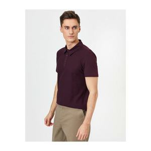 Koton Men's Purple Polo T-shirt vyobraziť