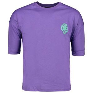 Trendyol Purple Male Oversize T-Shirt vyobraziť