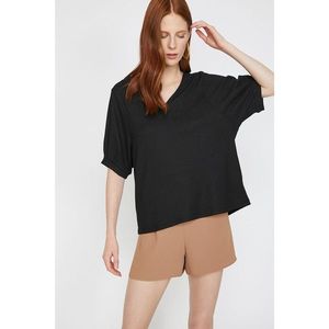 Koton Women's Black TSHIRT SS vyobraziť