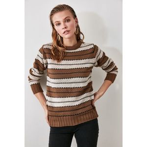 Trendyol Multi-Color Knitting Detailed Color BlockKriko Sweater vyobraziť
