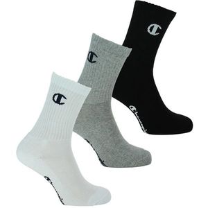 CHAMPION CREW SOCKS LEGACY 3x - Sports socks 3 pairs - black - white - grey vyobraziť