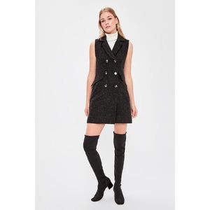 Trendyol Black Pocket Dress vyobraziť