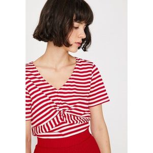 Koton Women's Red T-Shirt vyobraziť