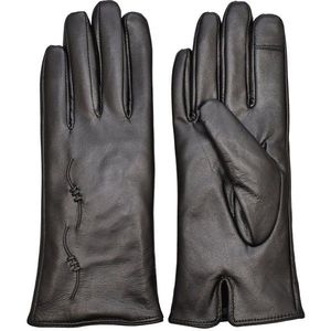 Semiline Woman's Women Leather Antibacterial Gloves P8205-0 vyobraziť