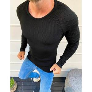 Black men's pullover sweater WX1650 vyobraziť