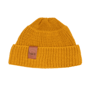 Kabak Unisex's Hat Short Thick Knitted Cotton Mustard-2012K vyobraziť