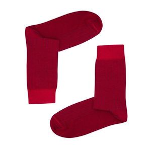 Kabak Unisex's Socks Classic Ribbed Red/Navy Blue vyobraziť