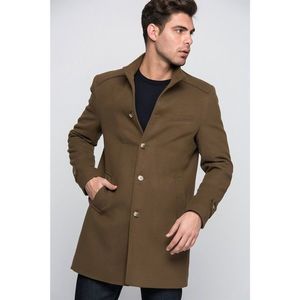 PLT8333 DEWBERRY MEN's COAT-CAMEL vyobraziť