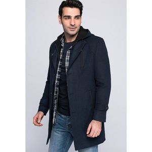 PLT8336 DEWBERRY MEN's COAT-LACİVERT vyobraziť