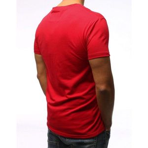Men's red T-shirt RX2978 vyobraziť