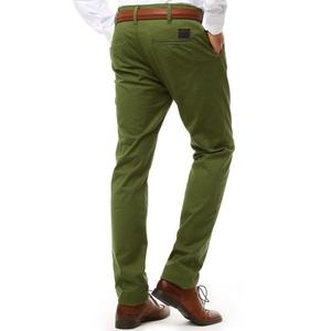 Green men's chino trousers UX1906 vyobraziť
