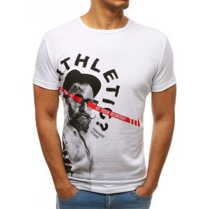White RX3507 men's T-shirt with print vyobraziť