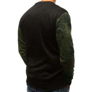 Green men's sweatshirt BX3522 vyobraziť