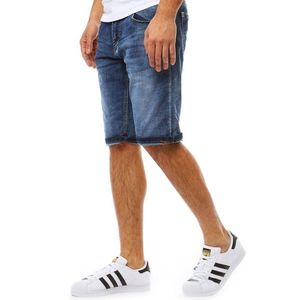 Men's denim shorts blue SX0783 vyobraziť