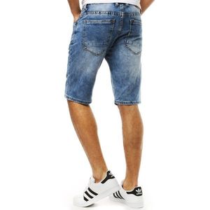 Men's blue denim shorts SX0788 vyobraziť