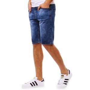 Men's blue denim shorts SX0807 vyobraziť