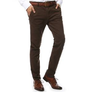 Brown men's chino trousers UX2134 vyobraziť