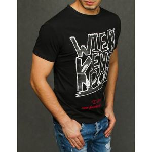 Black RX3888 men's T-shirt with print vyobraziť