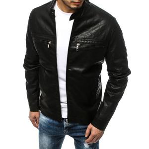 Black men's leather jacket TX3154 vyobraziť