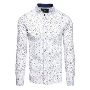 White men's PREMIUM shirt with long sleeves DX1830 vyobraziť